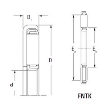 KOYO FNTK-1228 Rolamentos de agulha