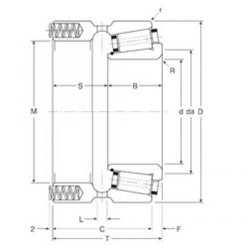 41,275 mm x 85 mm x 24,5 mm  Gamet 112041X/112085P Rolamentos de rolos gravados